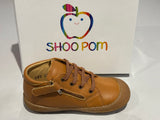 Bottines Shoo Pom Schmilblick zip lace camel