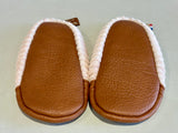 Chaussons les pas petits Velours rose