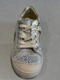Chaussures basses Bellamy Indy fantaisie or blanc