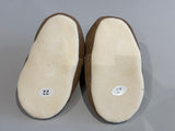 Chaussons tichoups velours cafe