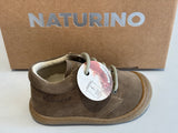 Bottines Naturino cocoon wide nubuck marron foncé