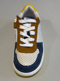 Chaussures basses GBB Tocani 27568AN319 blanc jeans orange