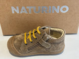 Bottines Naturino cocoon zip nubuck Brown ocre