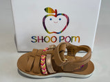 Sandalettes Shoo pom Goa spart nat light Camel Copper