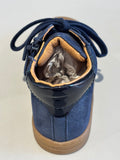 Bottines Babybotte Aurevoir 9123B002 bleu confettis