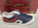 Chaussures basses Bellamy ury marine blanc rouge