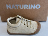 Bottines Naturino cocoon zip glitter platinum