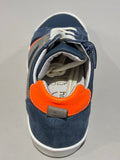 Chaussures basses Bellamy Dane jeans gris orange