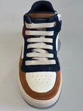 Bottines Geox Theleven Brown blanc marine rouge 2