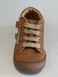 Bottines Bopy Jefloc cognac brillant