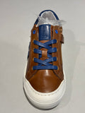 Chaussures basses Bellamy gag Camel bleu  blanc