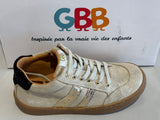Bottines GBB Accueillant beige paillettes or noir paillettes