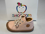 Bottines Shoo pom Gizmo rose zip lace