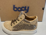 Bottines Bopy Sadiva doré paillettes