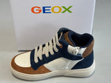 Bottines Geox Theleven Brown blanc marine rouge 2