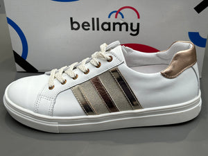 Chaussures basses Bellamy Okapi blanc cuivre