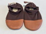 Chaussons les pas petits polaires marron