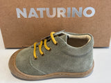 Bottines Naturino cocoon wide nubuck olive ocre
