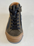 Bottines Bellamy Ilano 540 002 34 kaki nubuck noir