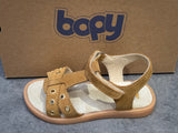 Sandalettes Bopy Ezia cognac or