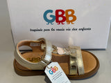 Sandalettes GBB Maisie 27515AN326 or cœurs paillettes