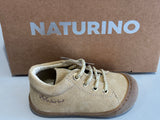 Bottines Naturino cocoon nubuck platinum beige