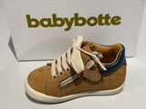 Bottines Babybotte Fidji zip Camel marine