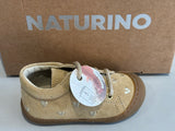 Bottines Naturino cocoon nubuck beige cœurs