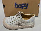 Chaussures basses Bopy relaxa blanc étoile léopard