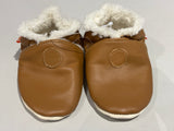 Chaussons Tichoups cognac fourré