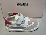 Chaussures basses Primigi scratch 1403311 blanc rose argent
