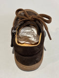 Bottines Shoo pom Tom zip lace truffe nubuck