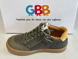 Bottines GBB Accueillant kaki moutarde