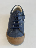 Bottines Naturino cocoon zip pois bleu