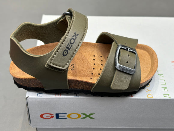 Sandalettes Geox J028LB j Ghita B B musk kaki