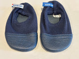 Chaussons les pas petits Jersey bleu