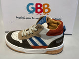 Bottines GBB Andrea blanc kaki bleu rouge
