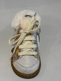 Bottines Shoo pom Bouba zip hair beige