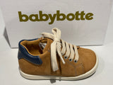 Bottines Babybotte Fidji zip Camel marine