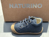 Bottines naturino cocoon Suède met dot blue