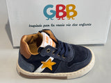 Bottines GBB Rikkie marine étoile jaune blanc Camel