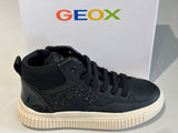Bottines Geox J Laquinny J66M3DC9999 noir vernis