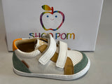 Bottines Shoo pom Bouba box easy craie Camel vert orange