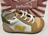 Bottines Bellamy Boum 35082003 beige blanc jaune vert