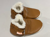 Chaussons Tichoups cognac fourré