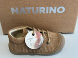 Bottines Naturino cocoon velours carreaux Brown