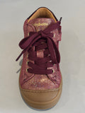 Bottines Babybotte Aurevoir 9123B056 bordeaux confettis