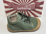 Bottines Bellamy Zipi zip velours kaki