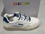 Chaussures basses Geox J washiba J55LQD C0899 blanc bleu