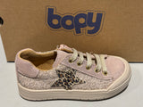 Chaussures basses Bopy Saba nude étoile léopard
